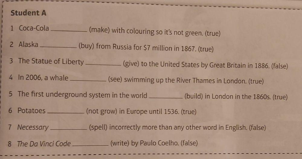 Passive form speakout pre-int. unit 10.2 A