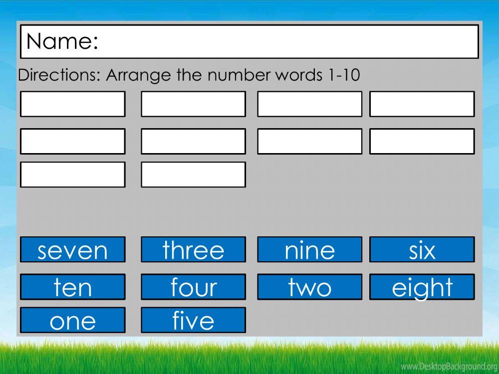Number words