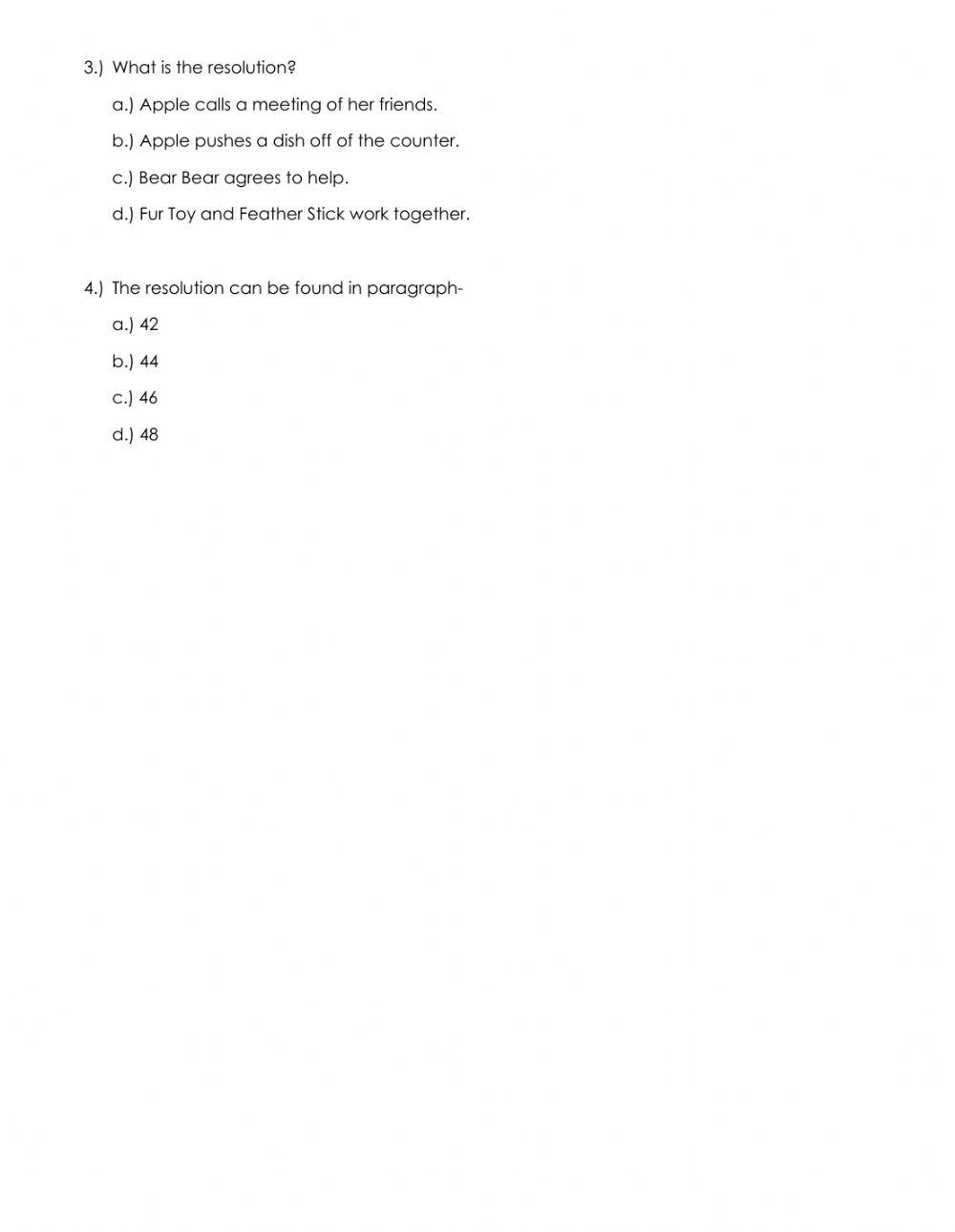 Problem and Solution Practice -1