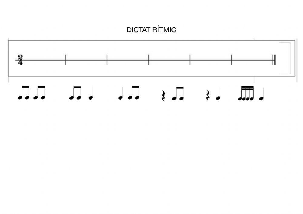 Dictat rítmic (3, 2)