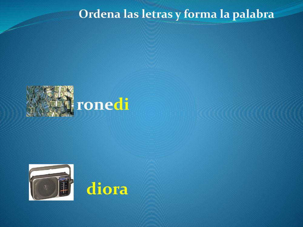 Taller con la letra d