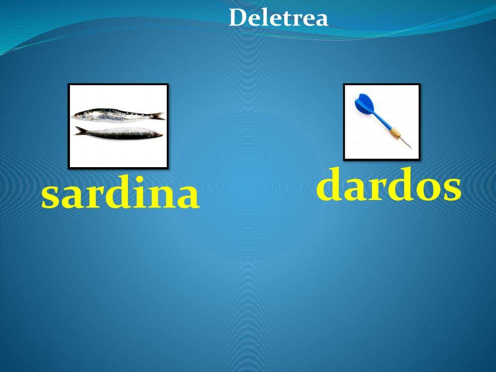 Taller con la letra d