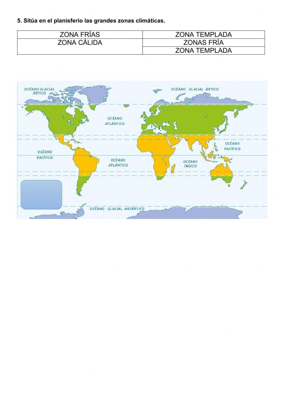 Climas diferentes, paisajes distintos