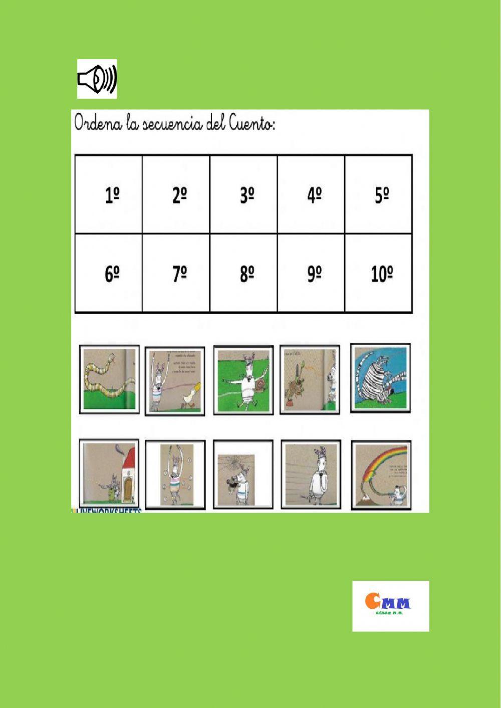 Cuento la cebra Camila