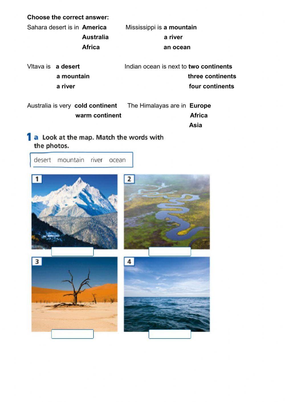 Geography | Cisarova | Live Worksheets