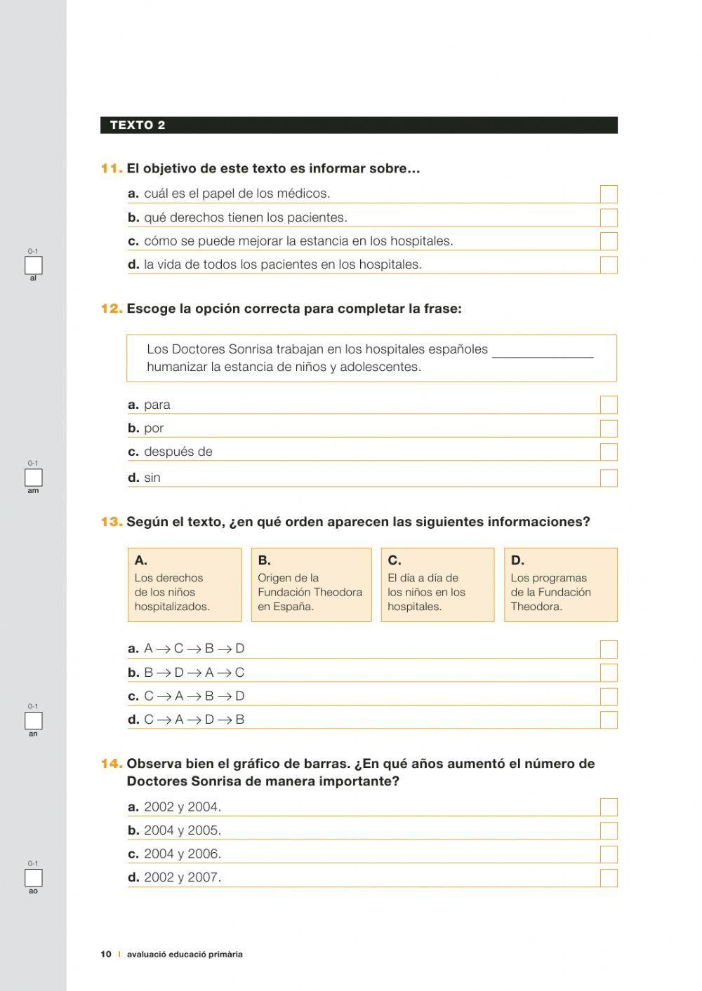 Comprensión lectora- doctores sonrisa