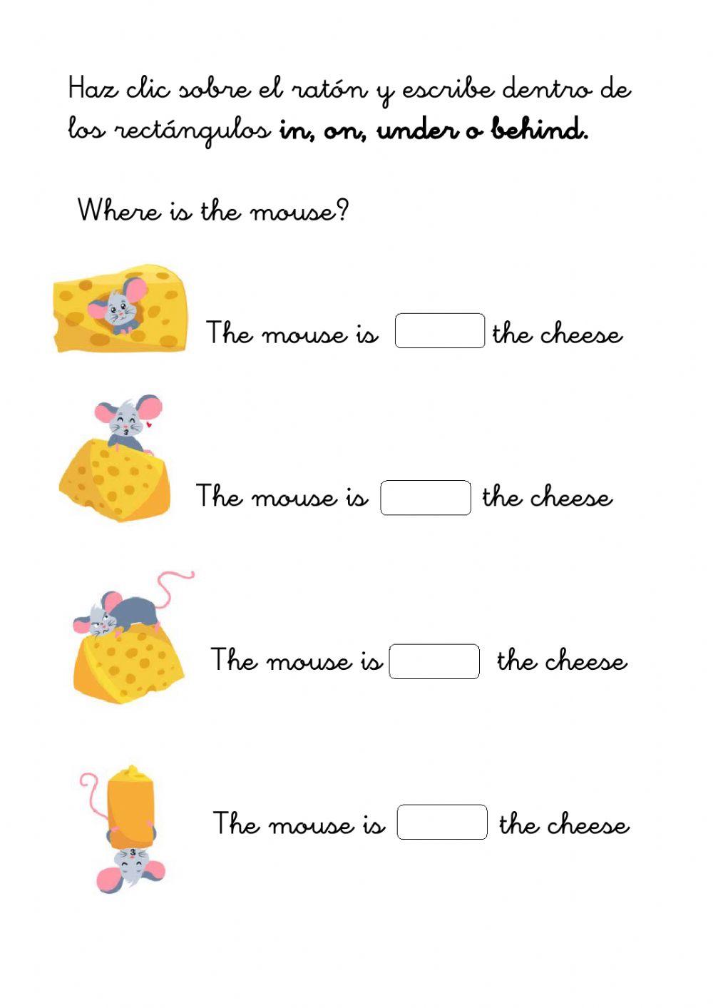 Prepositions of place