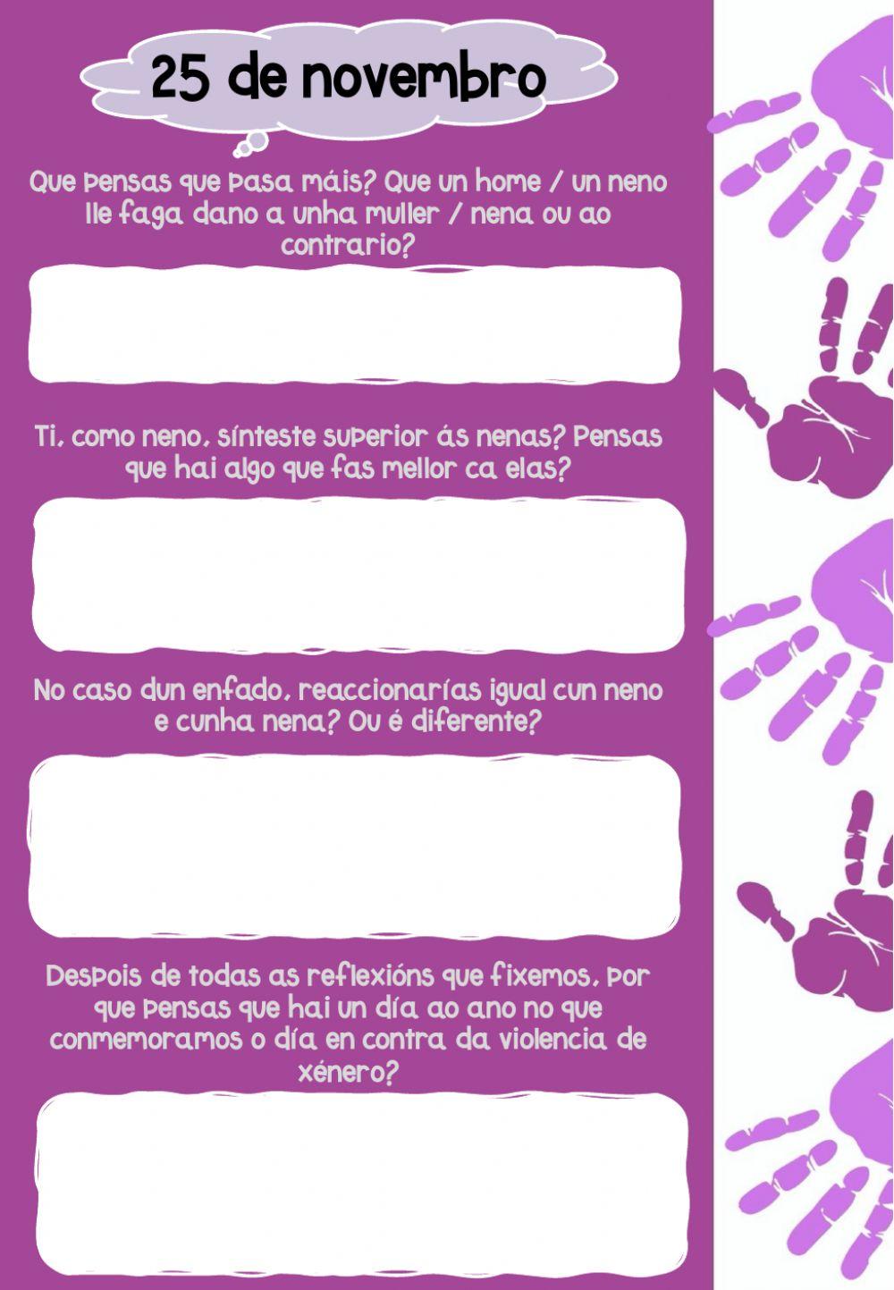 Contra a violencia de xénero