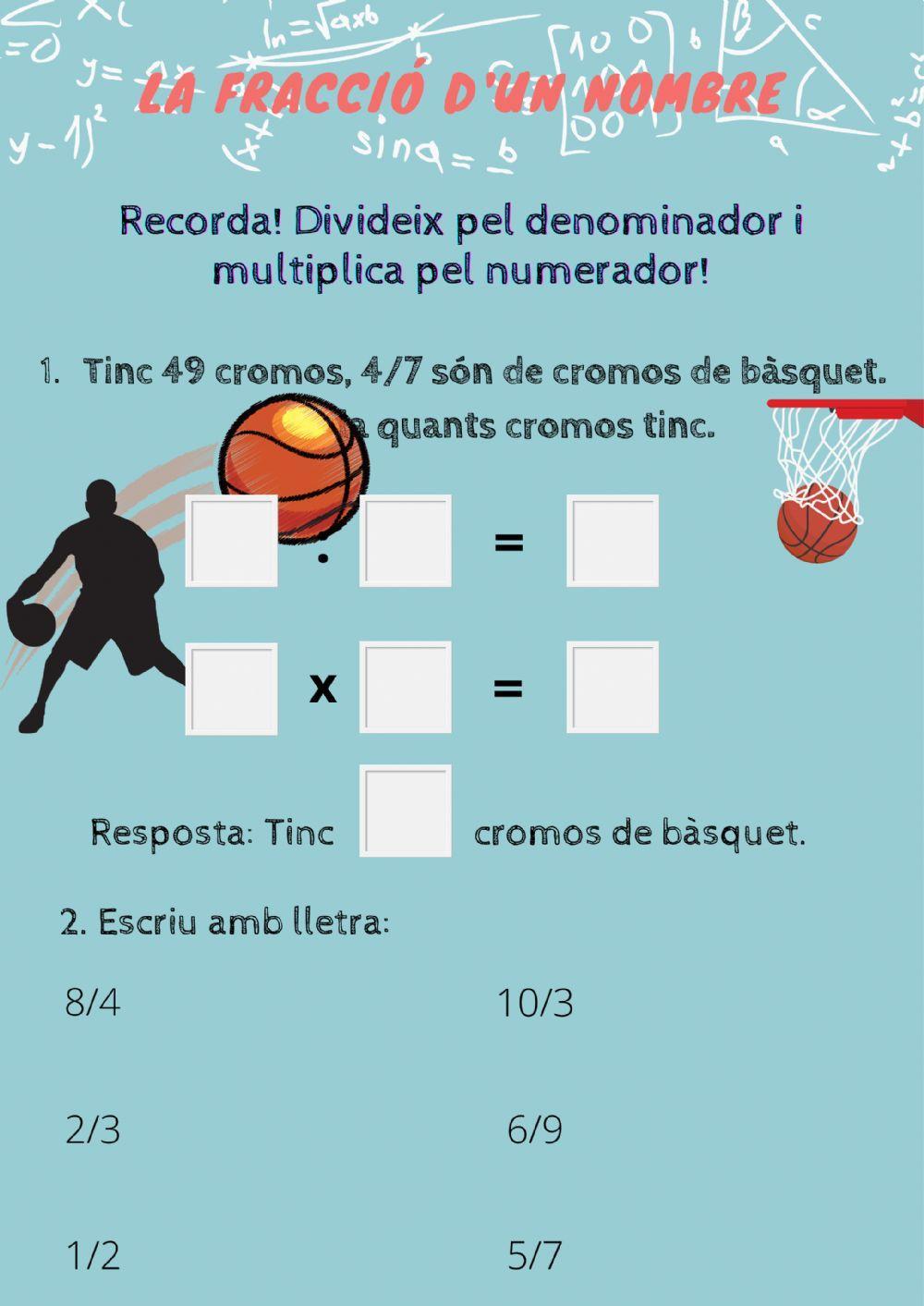 La fracció d'un número