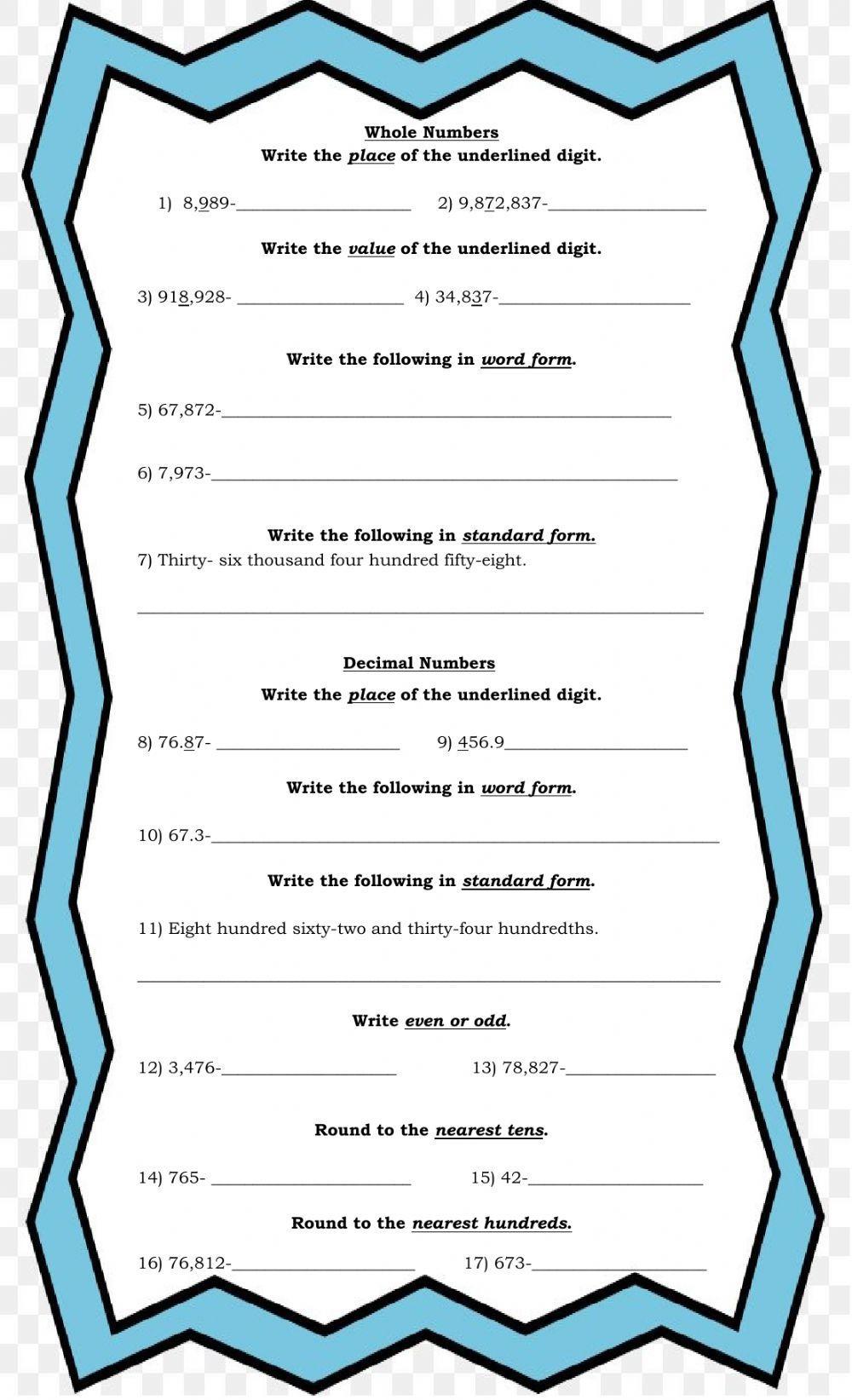 520231 | Grade 4 Math Review | MsBarnett