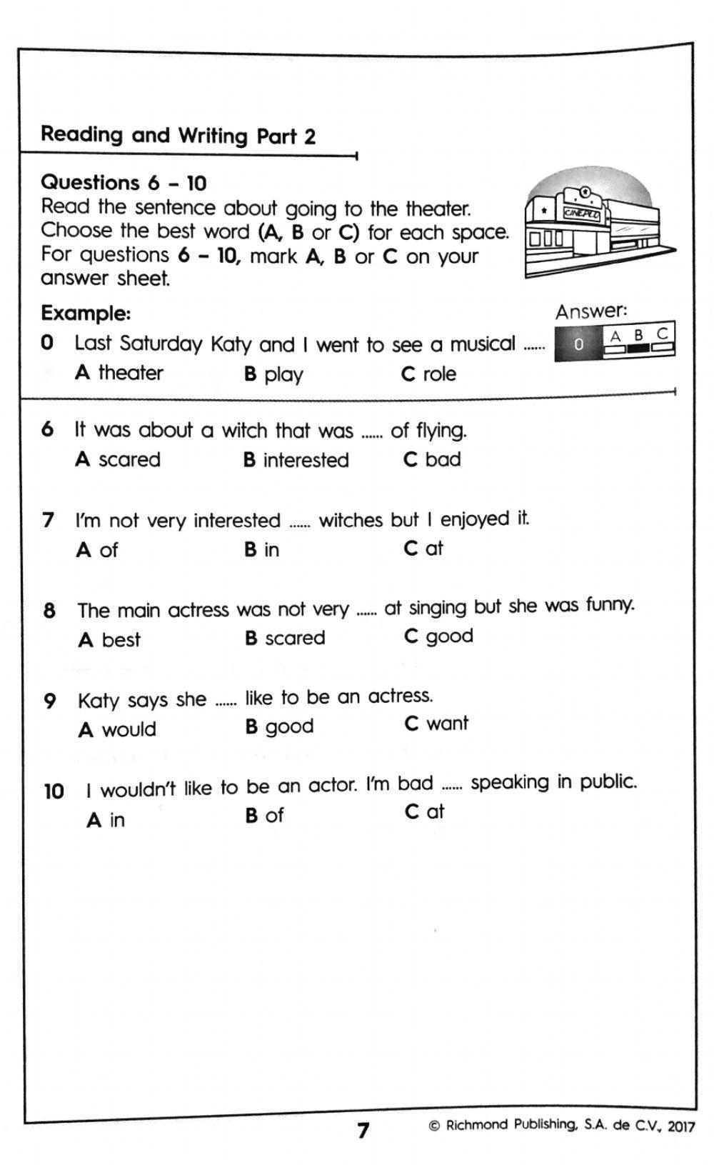 Reading Exam Test 1 - PTB 