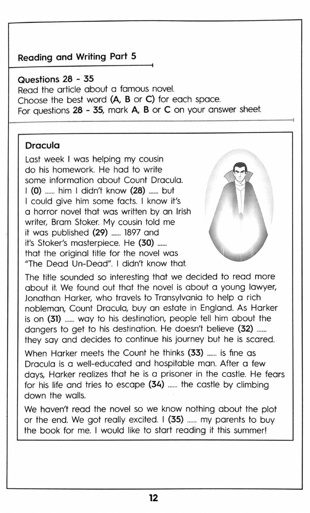 Reading Exam Test 1 - PTB 