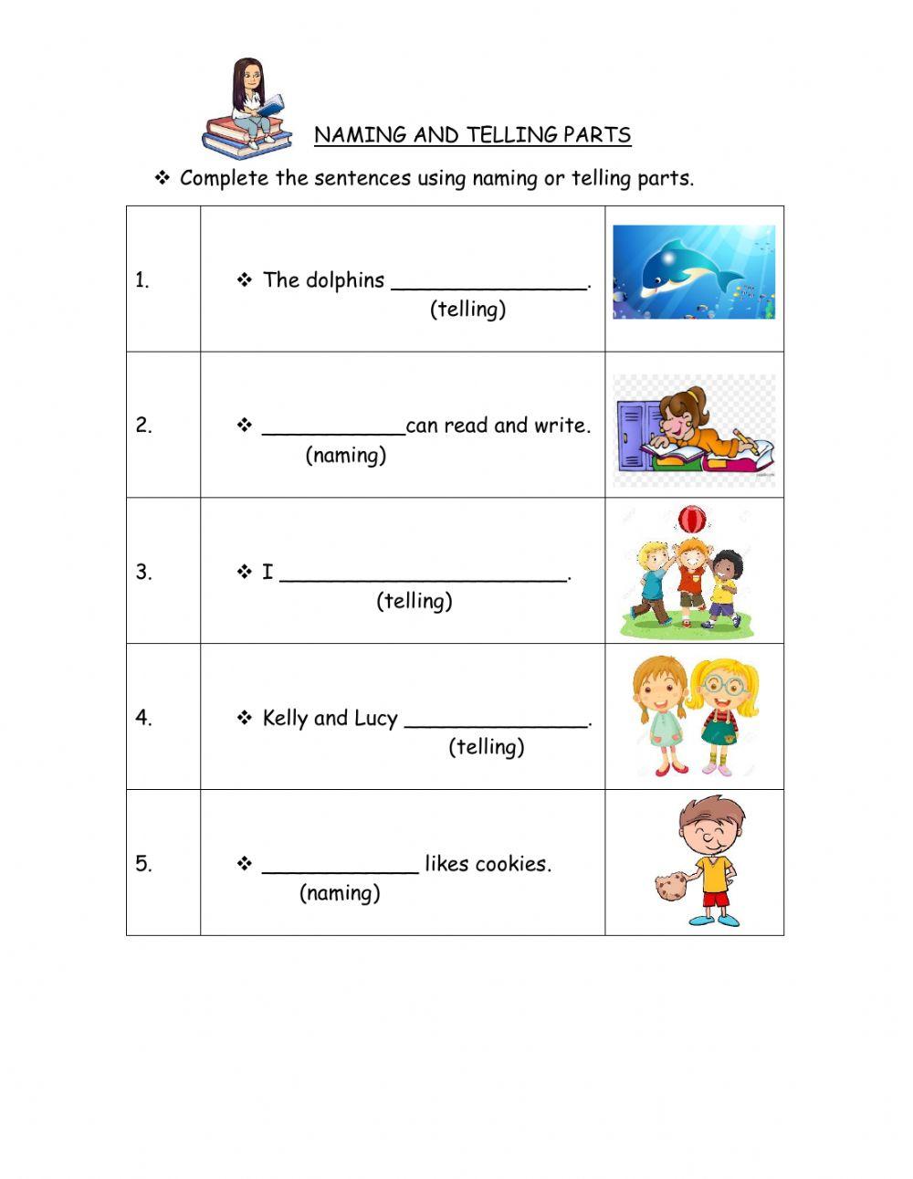 Write naming and telling-2