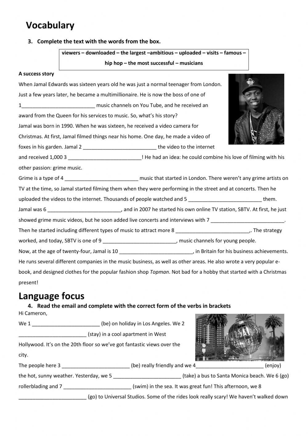 Teens 2- Unit 7 review