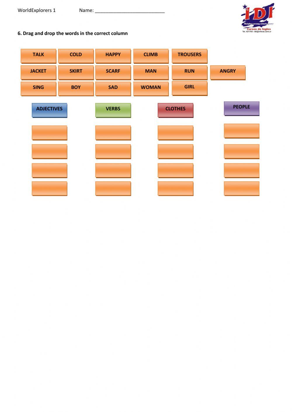 TEST - Present Continuous - Feelings