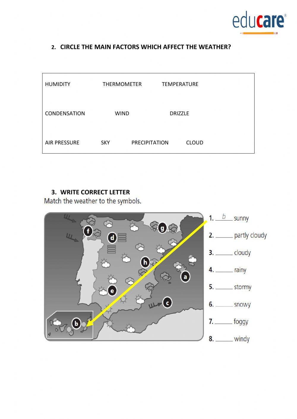 Social Science Exam Unit 2 - Weather