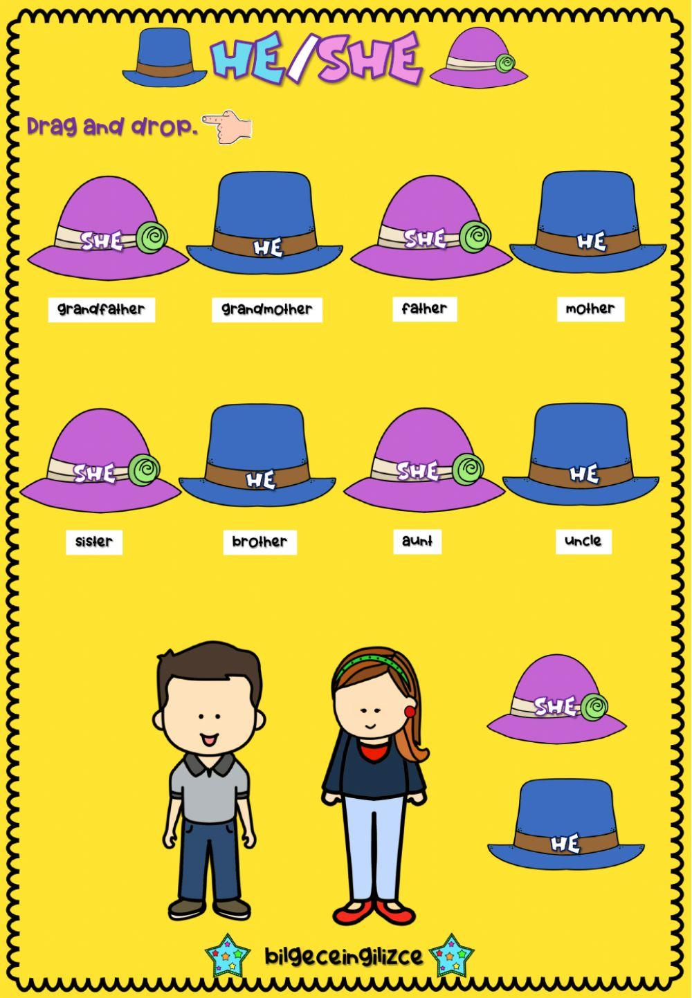 He - She (Hats)