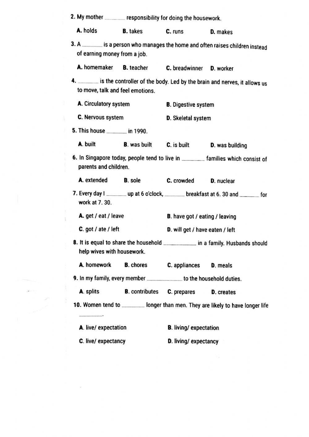 E 10 - 45’ Test (Test 5)