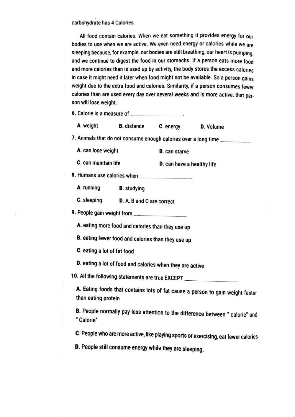 E 10 - 45’ Test (Test 5)