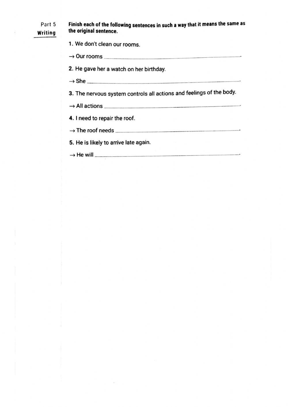 E 10 - 45’ Test (Test 5)