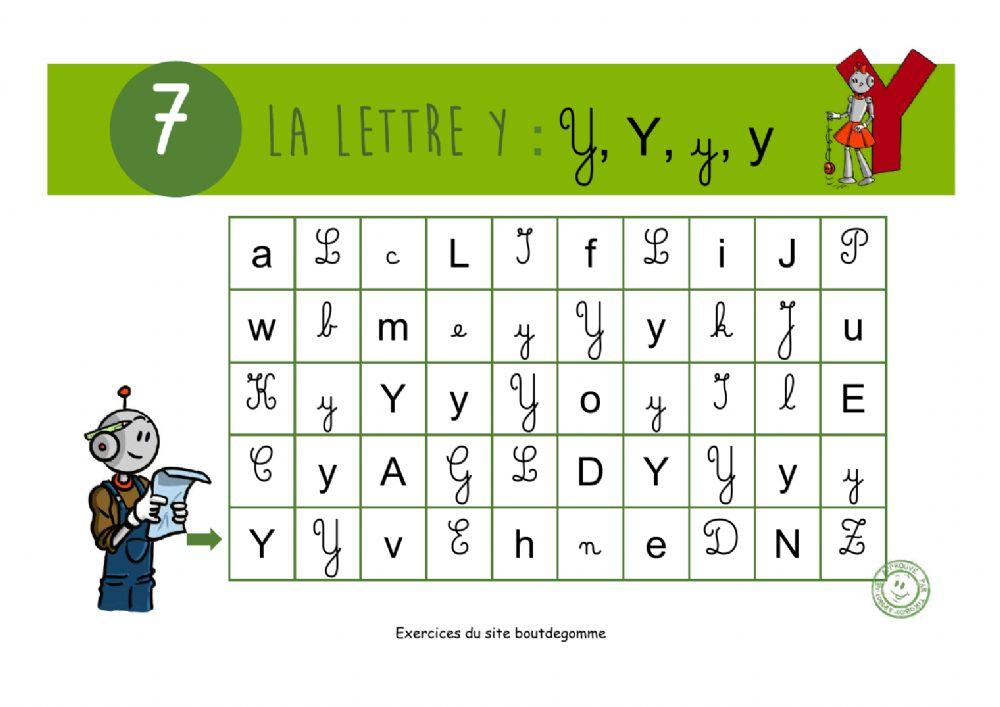 Chemin de la lettre Y bis