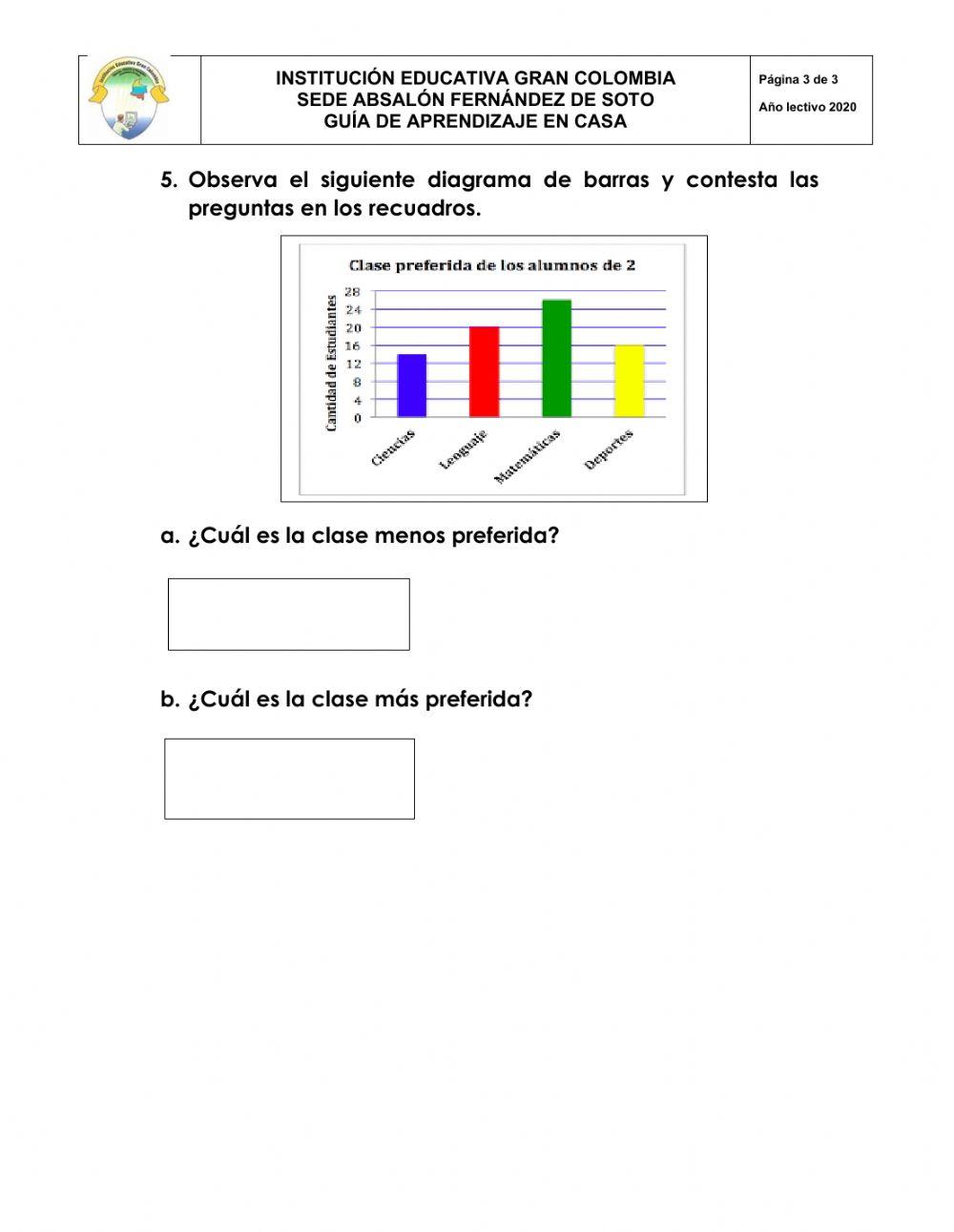 Prueba de matemáticas