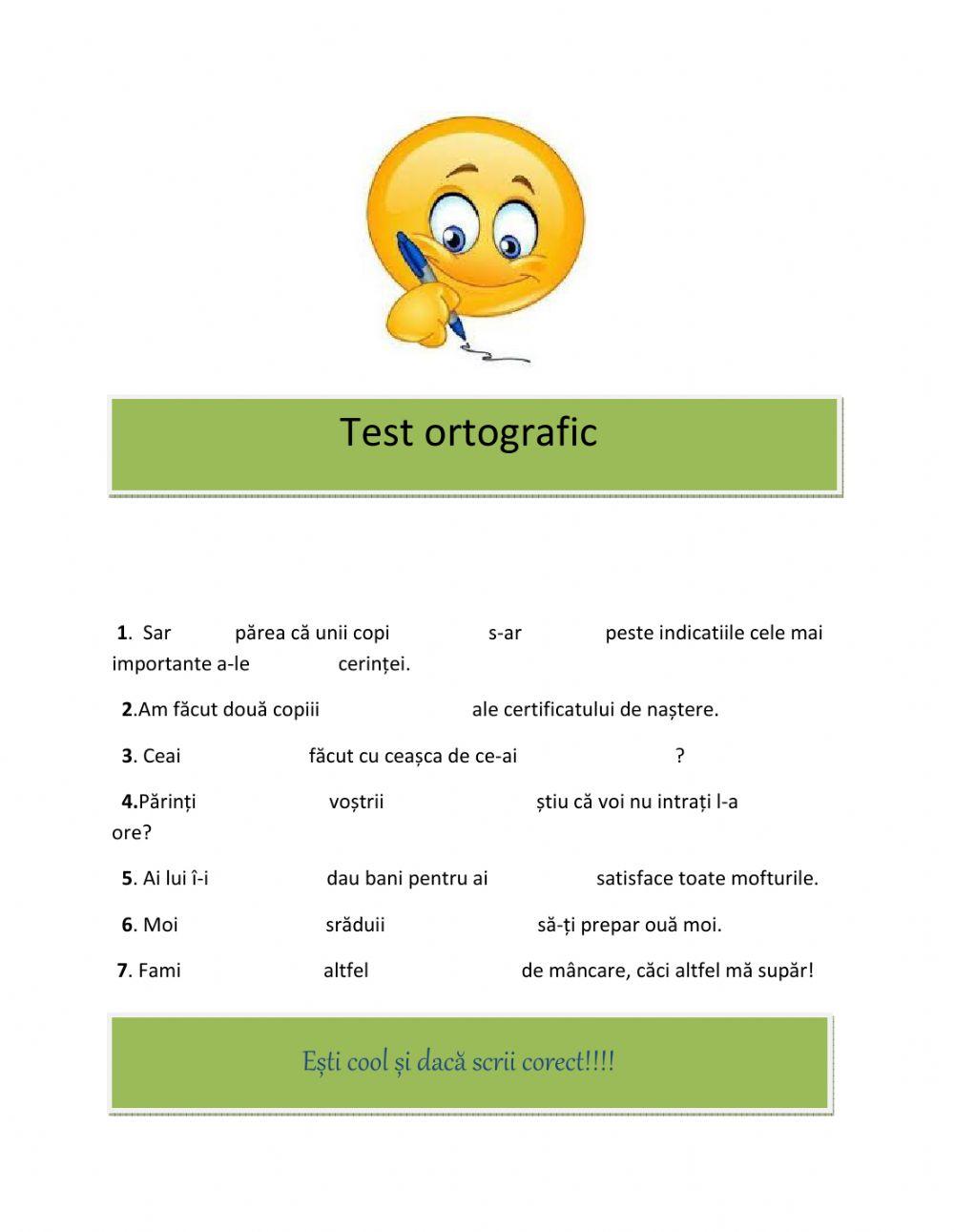 Test orografic