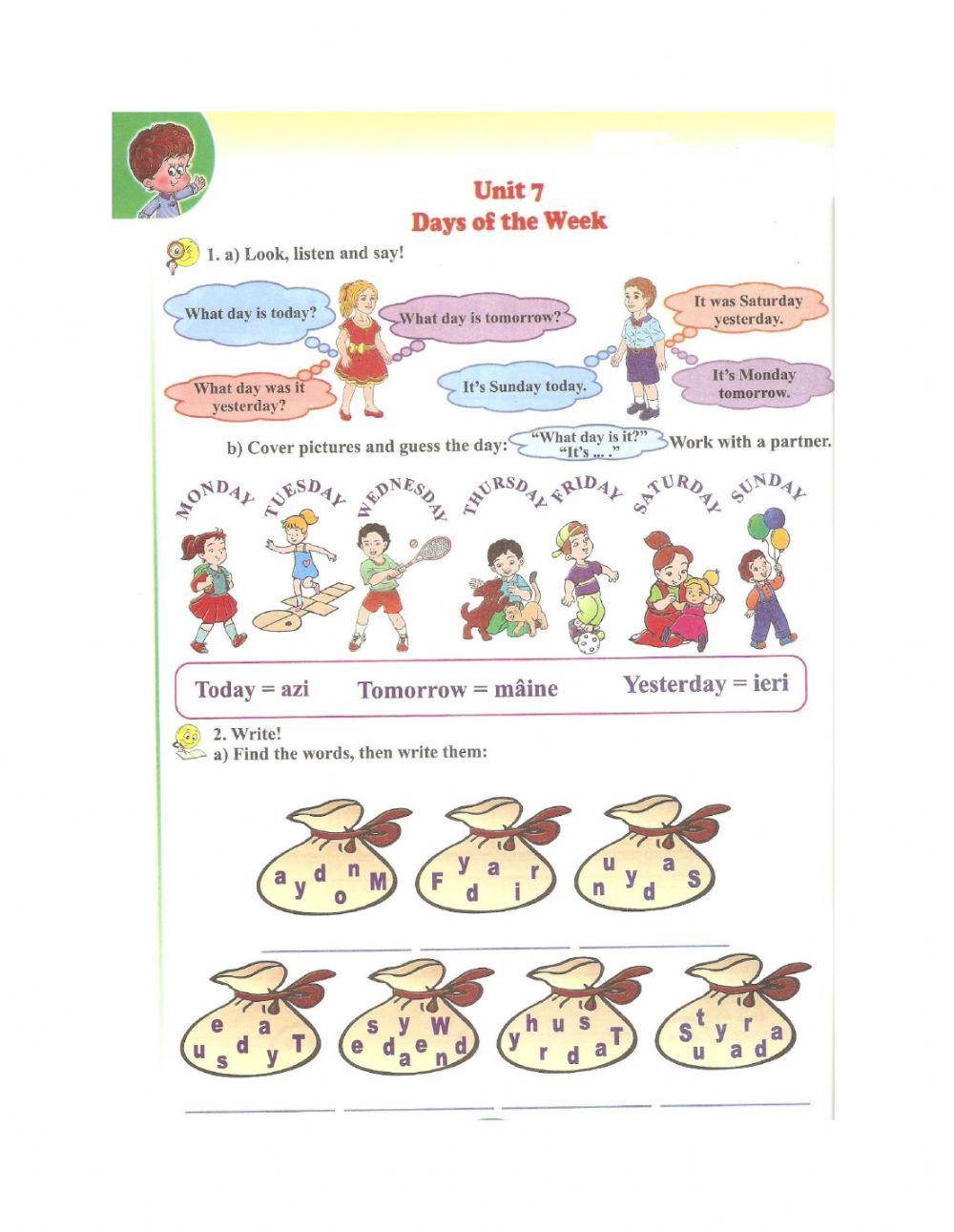 The Days of the Week