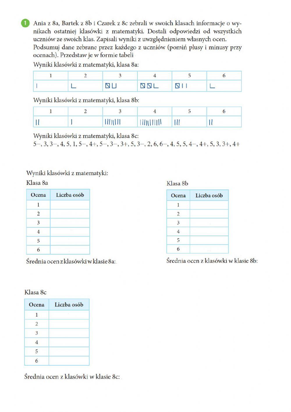 Zbieranie i opracowywanie danych