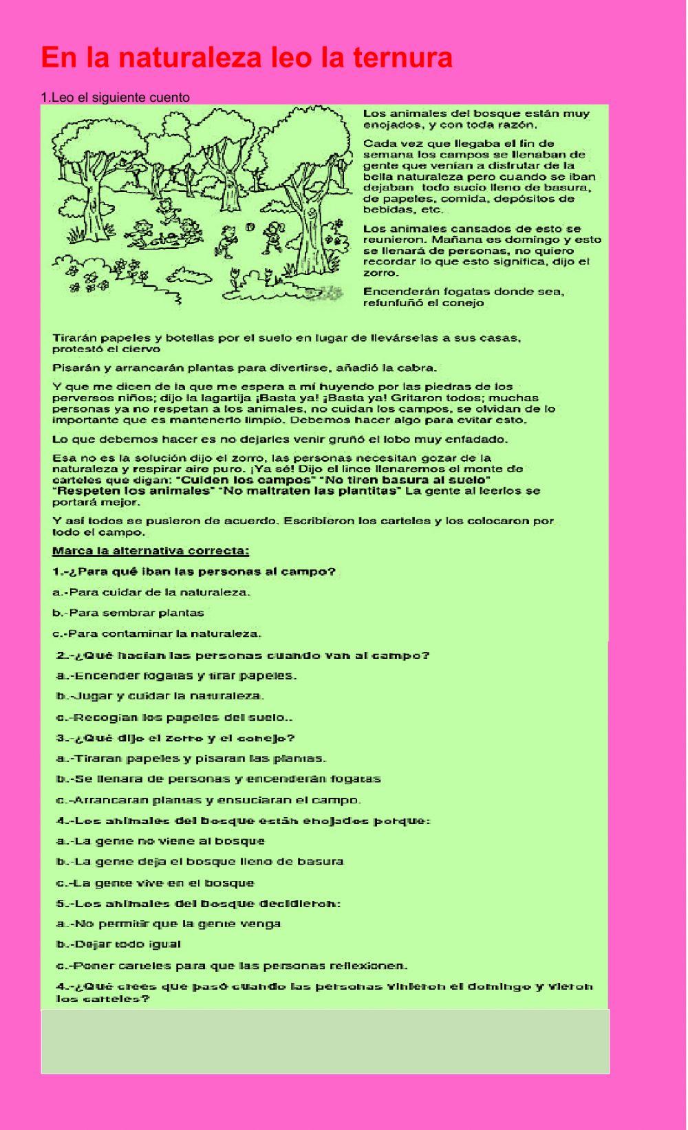 Cuidado del medio ambiente