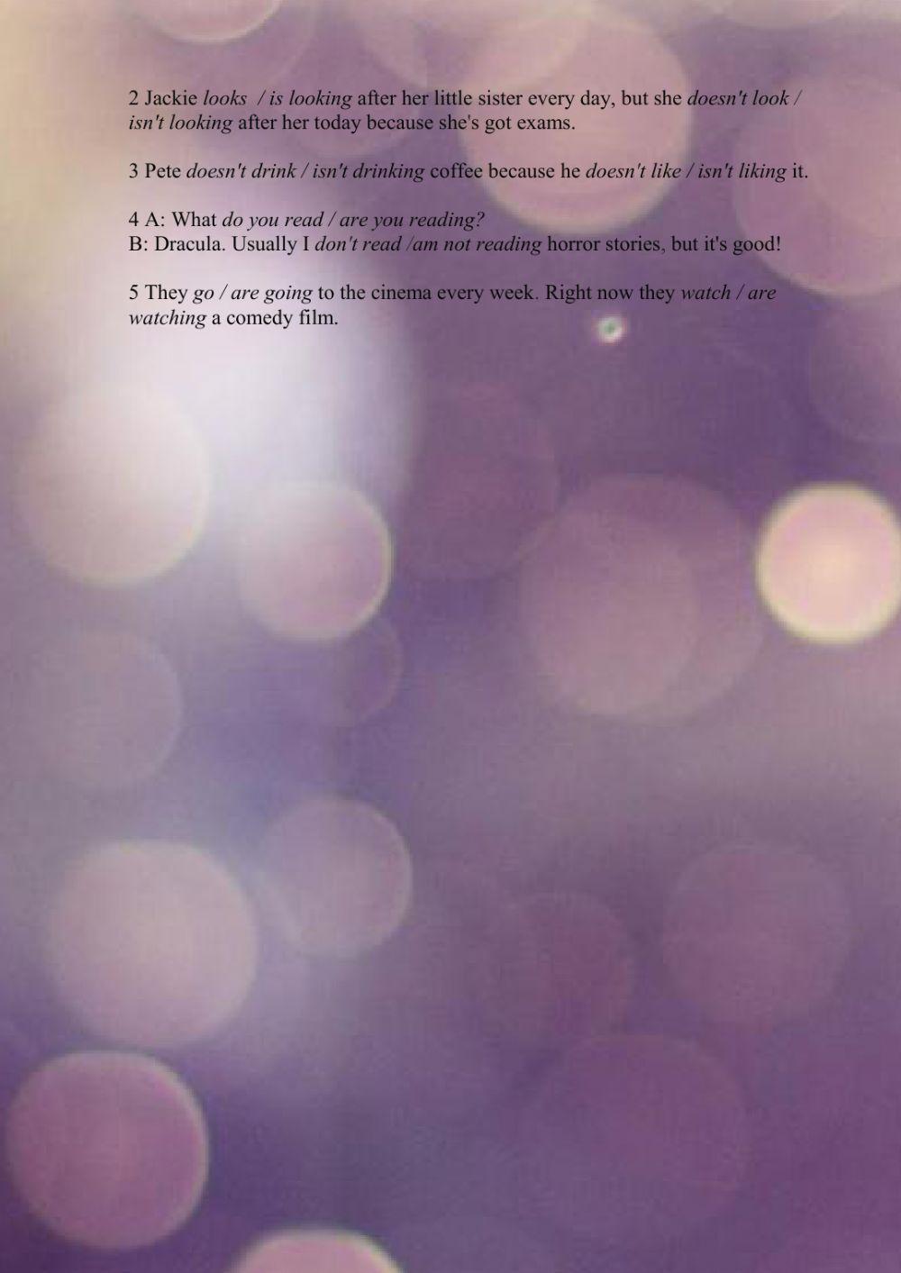 Present Simple and Present Cont.