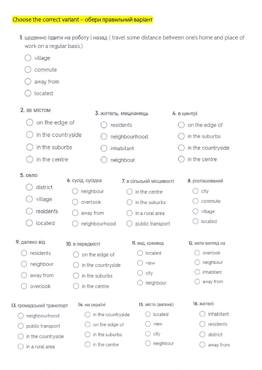 Location, there is-are