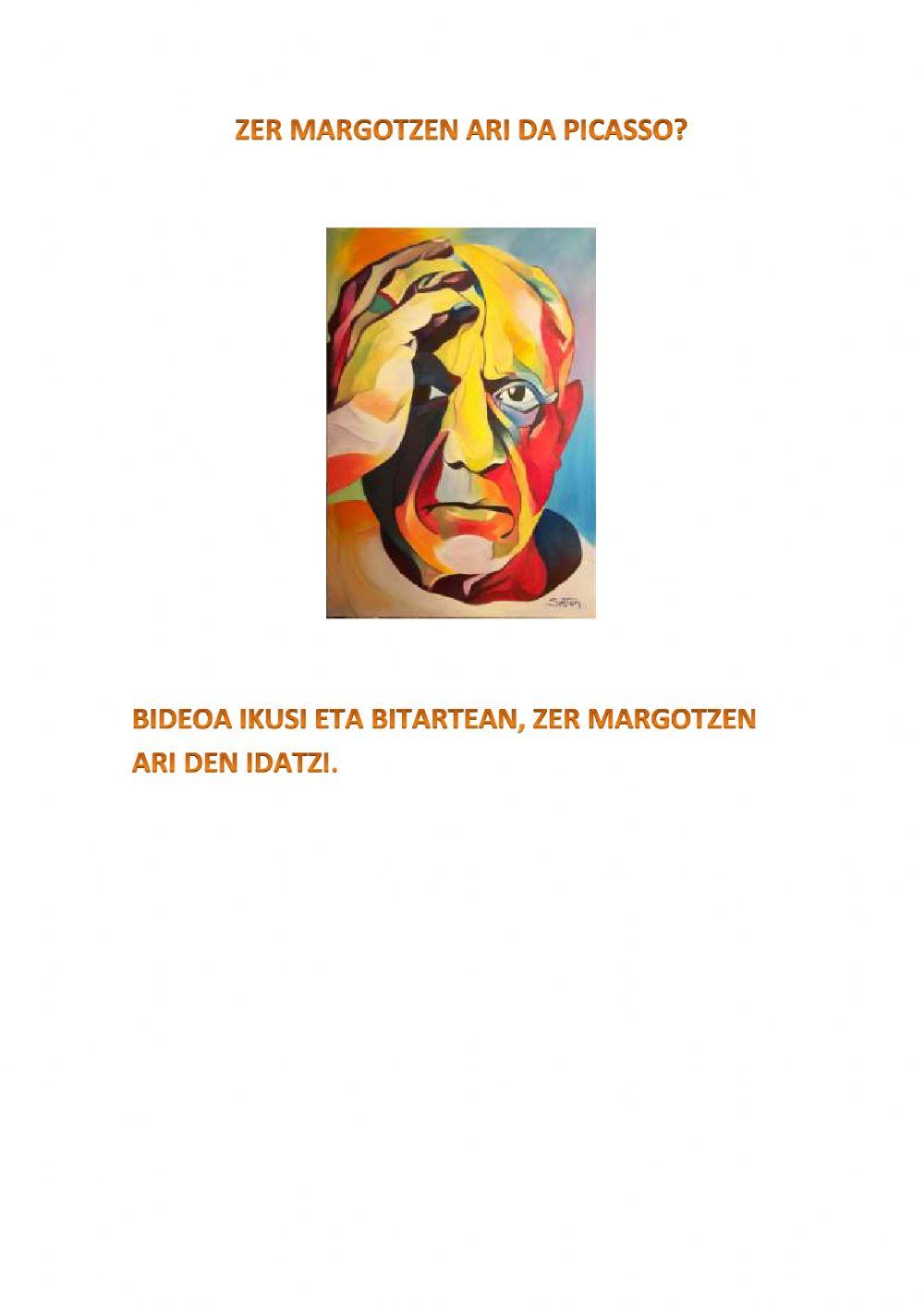 Zerer margotzen ari da Picasso