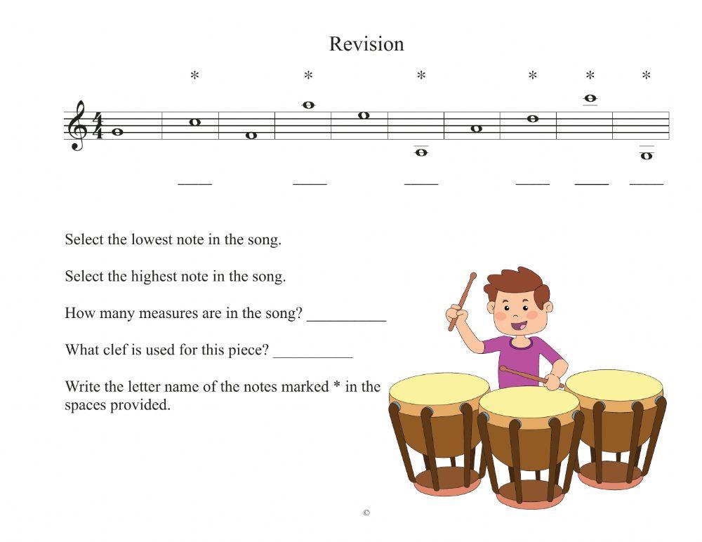 Ledger Lines Revision