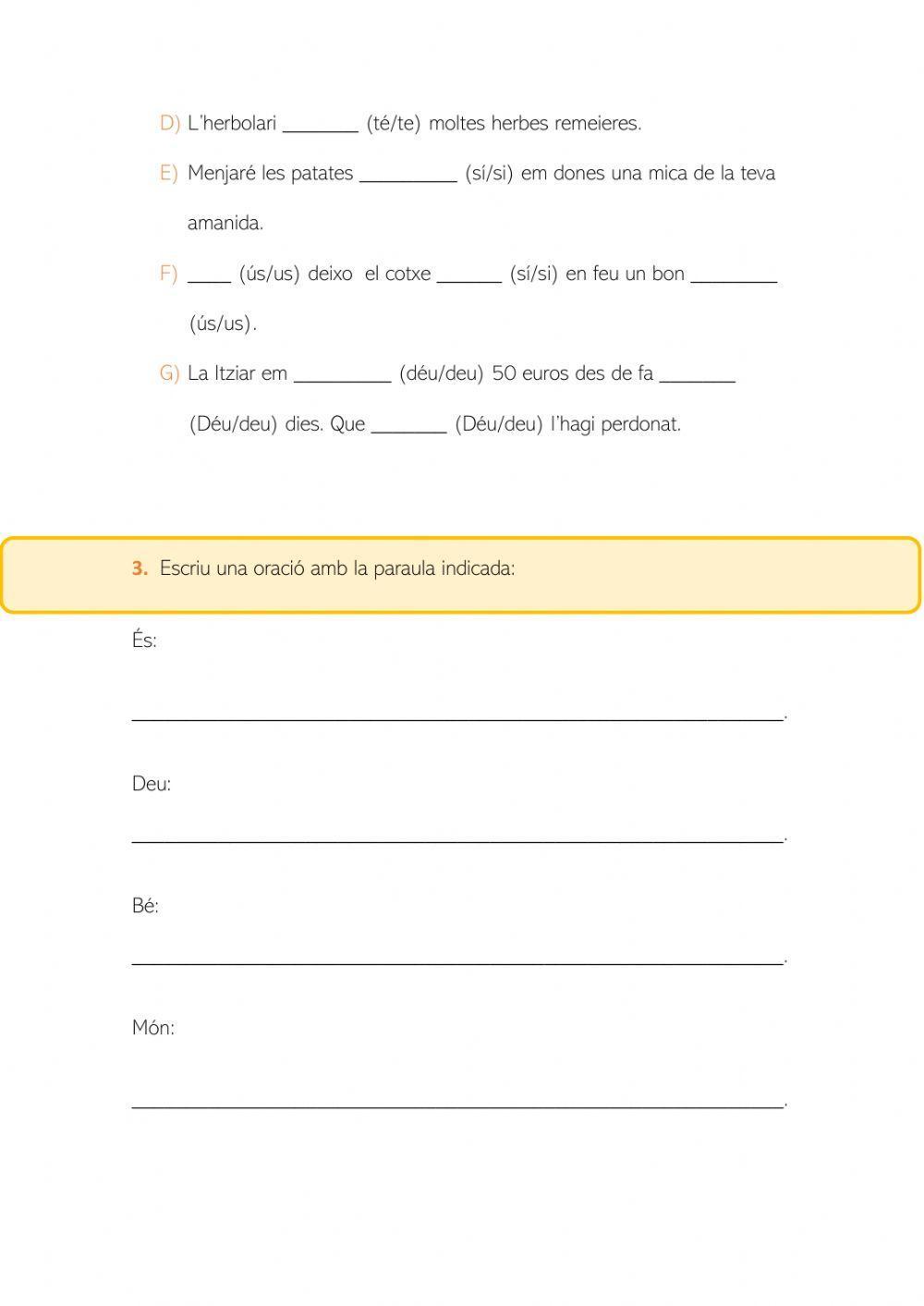 Accents diacrítics Accents diacrítics