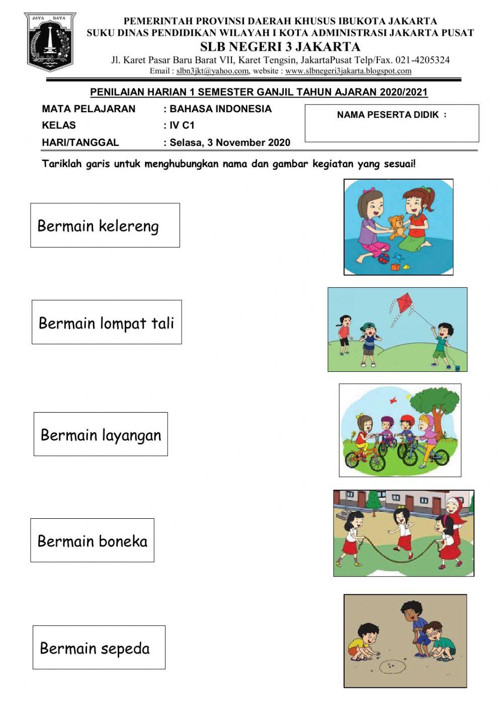 Penilaian Harian 1 - Bahasa Indonesia