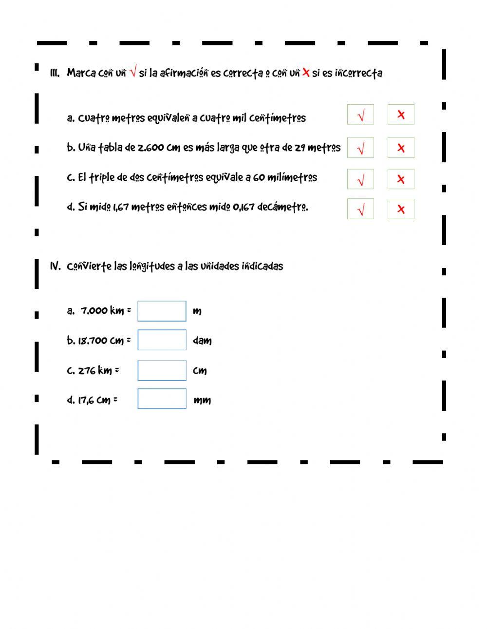 Conversión medidas de longitud