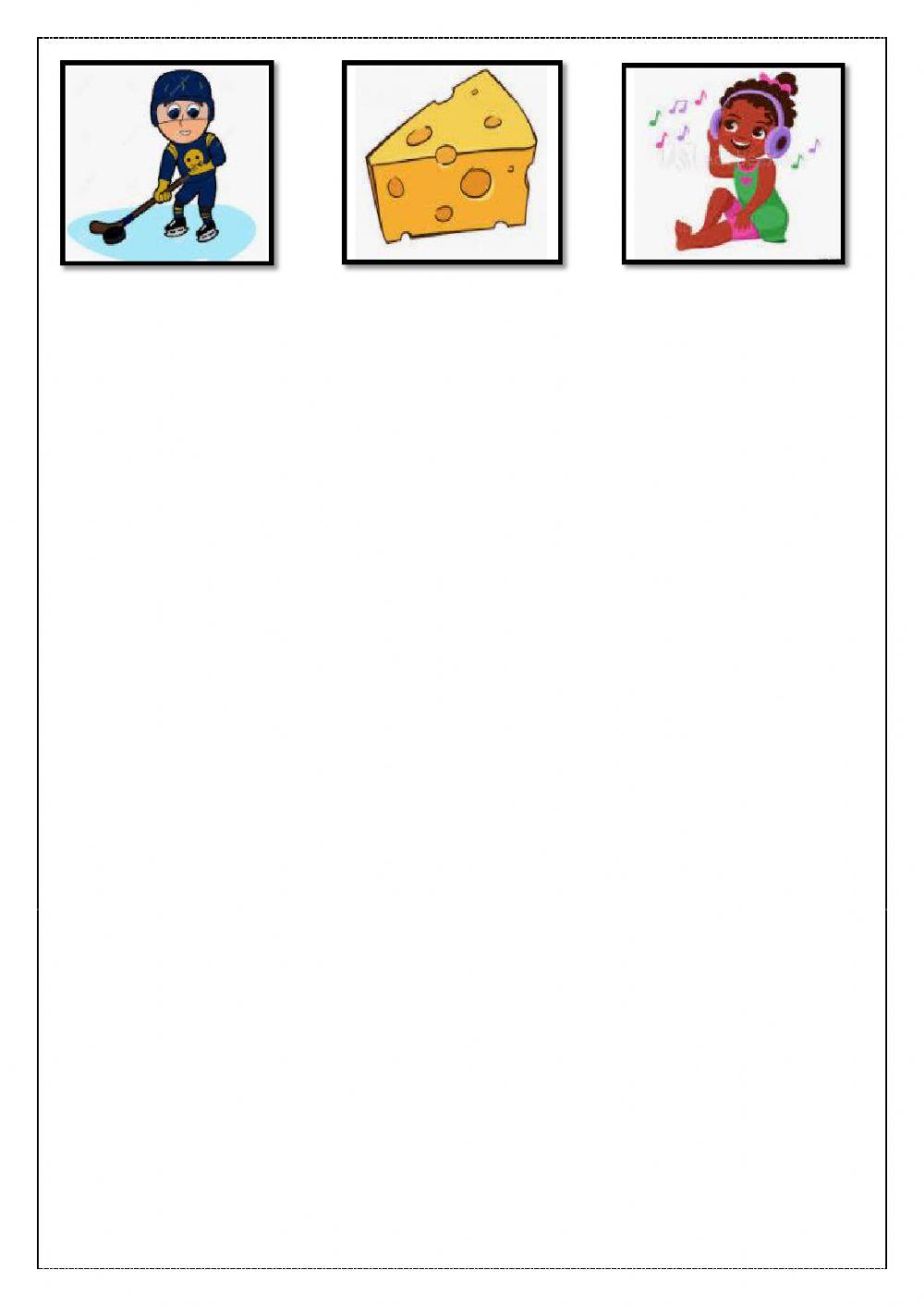 Look and label the pictures