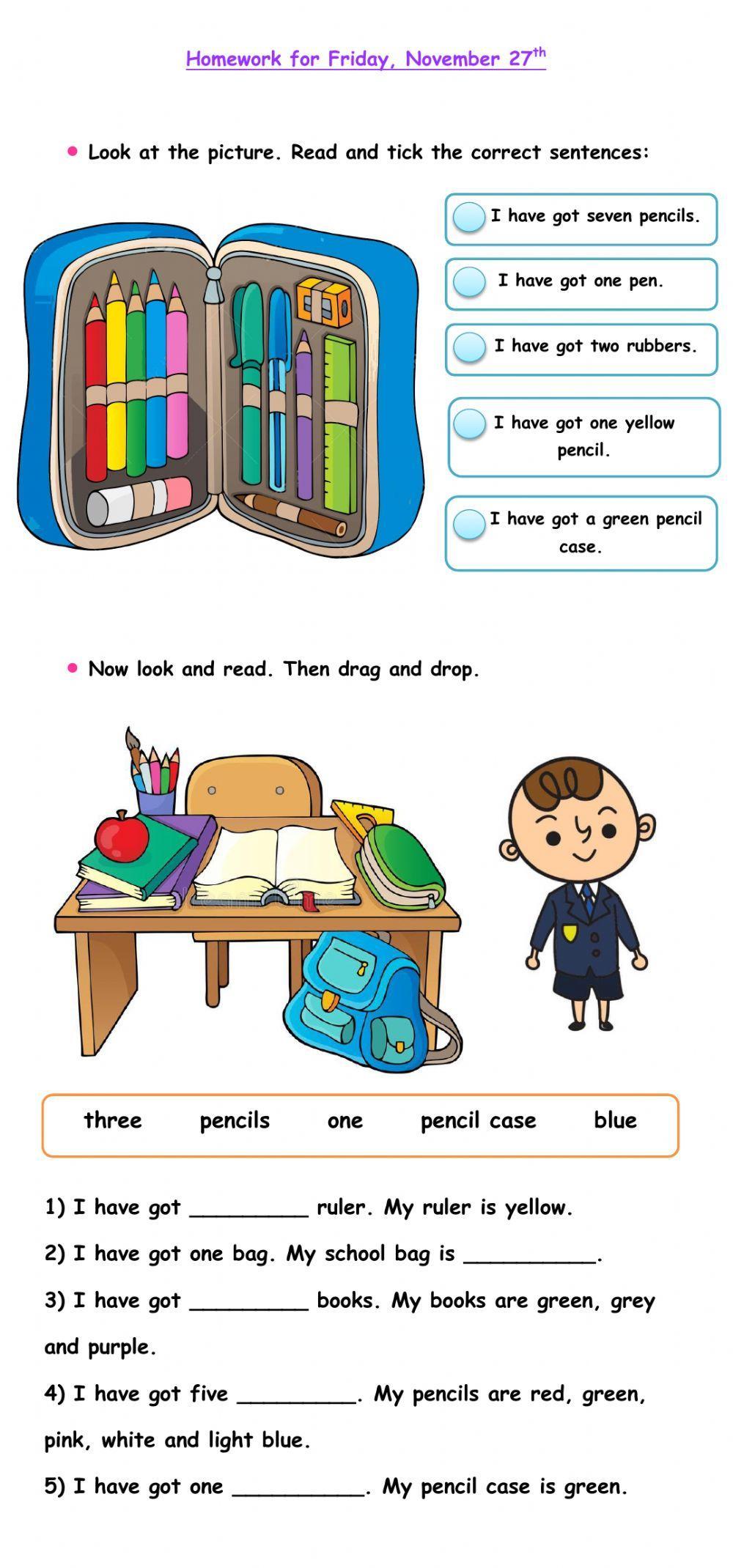 Starter - School objects (Revision) Starter - School objects (Revision)