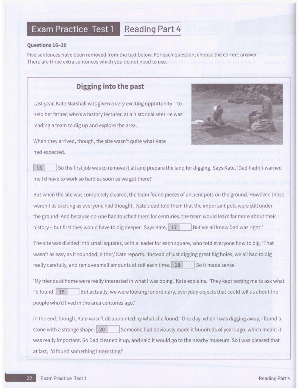 Preliminary reading part 4