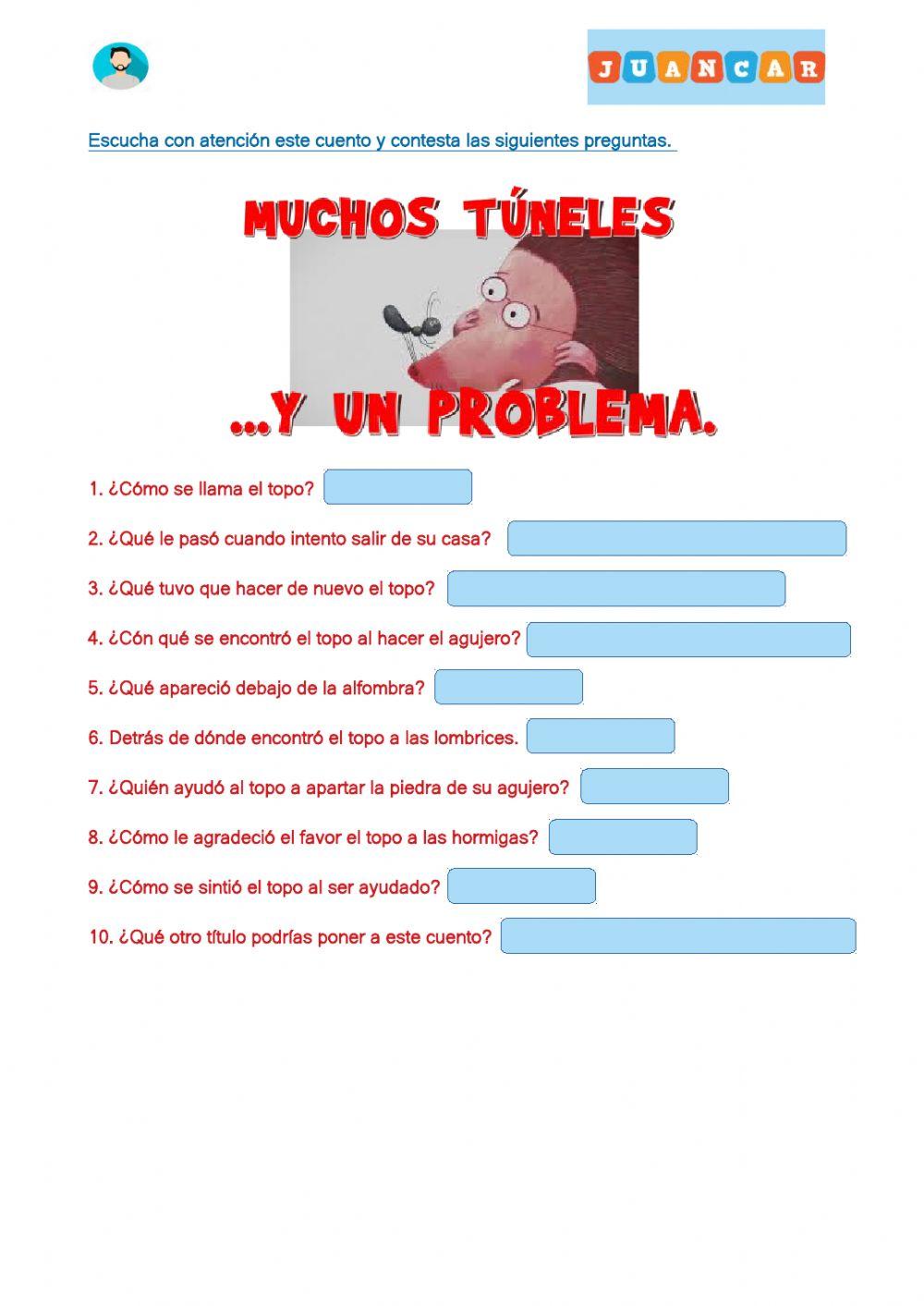 Cuento: Muchos túneles y un problema