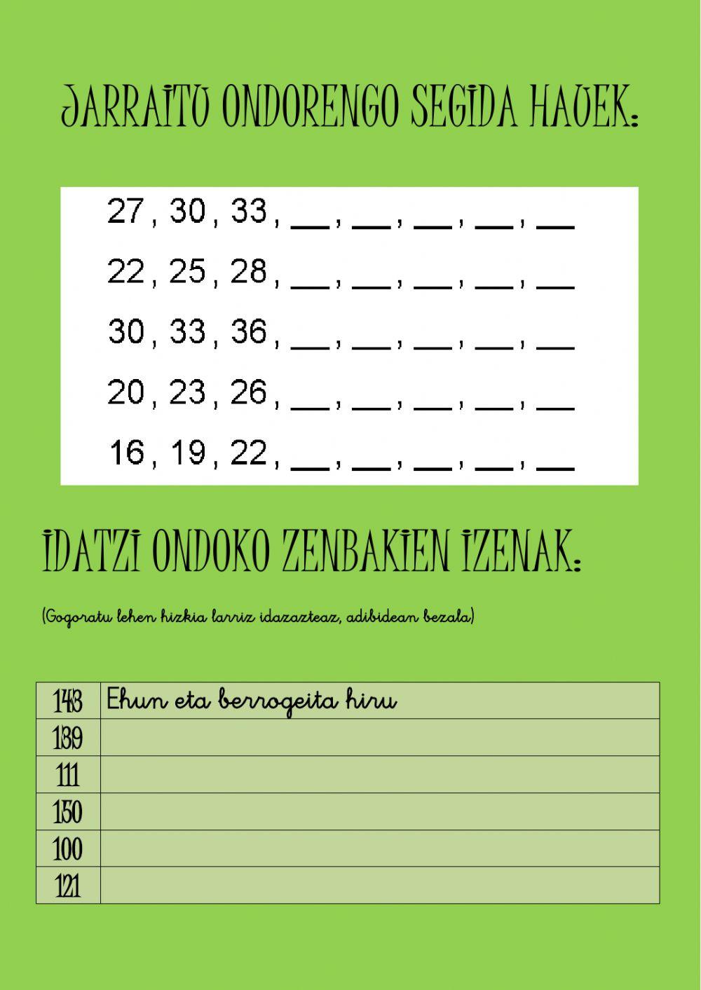 Zenbakuntza Zenbakuntza