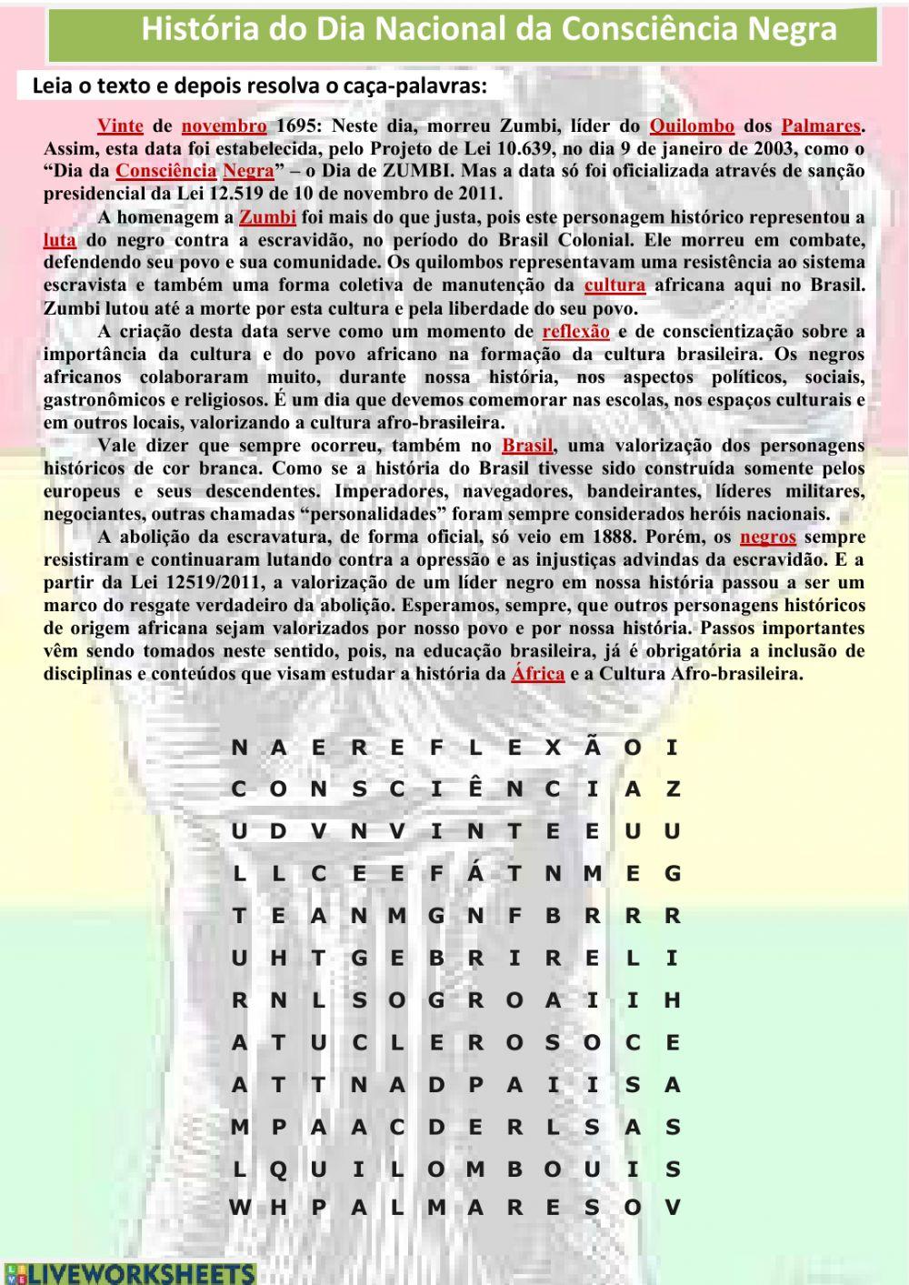 Dia da Consciência Negra