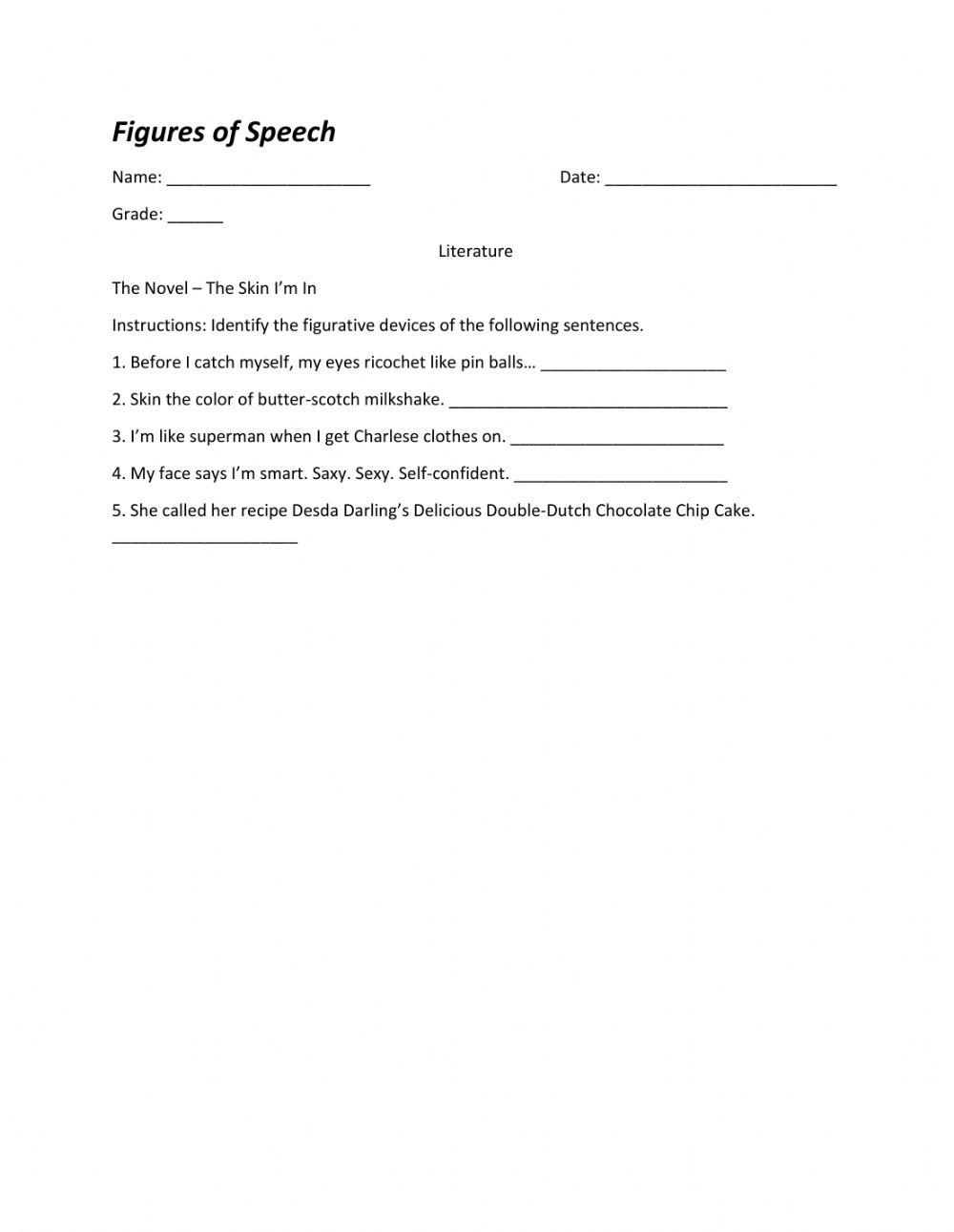 Literature - The Novel