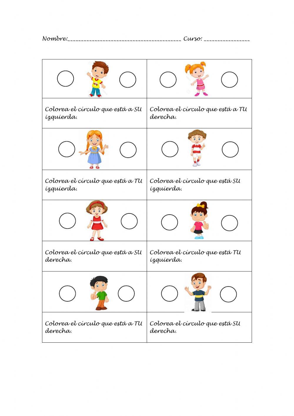 Lateralidad 3º de primaria - Educación Física