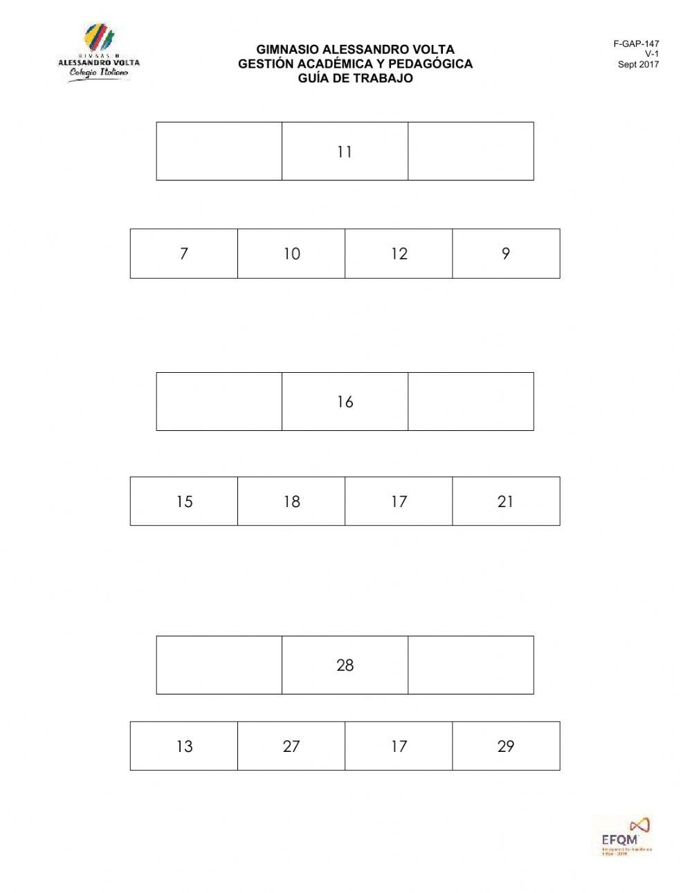 Anterior y posterior