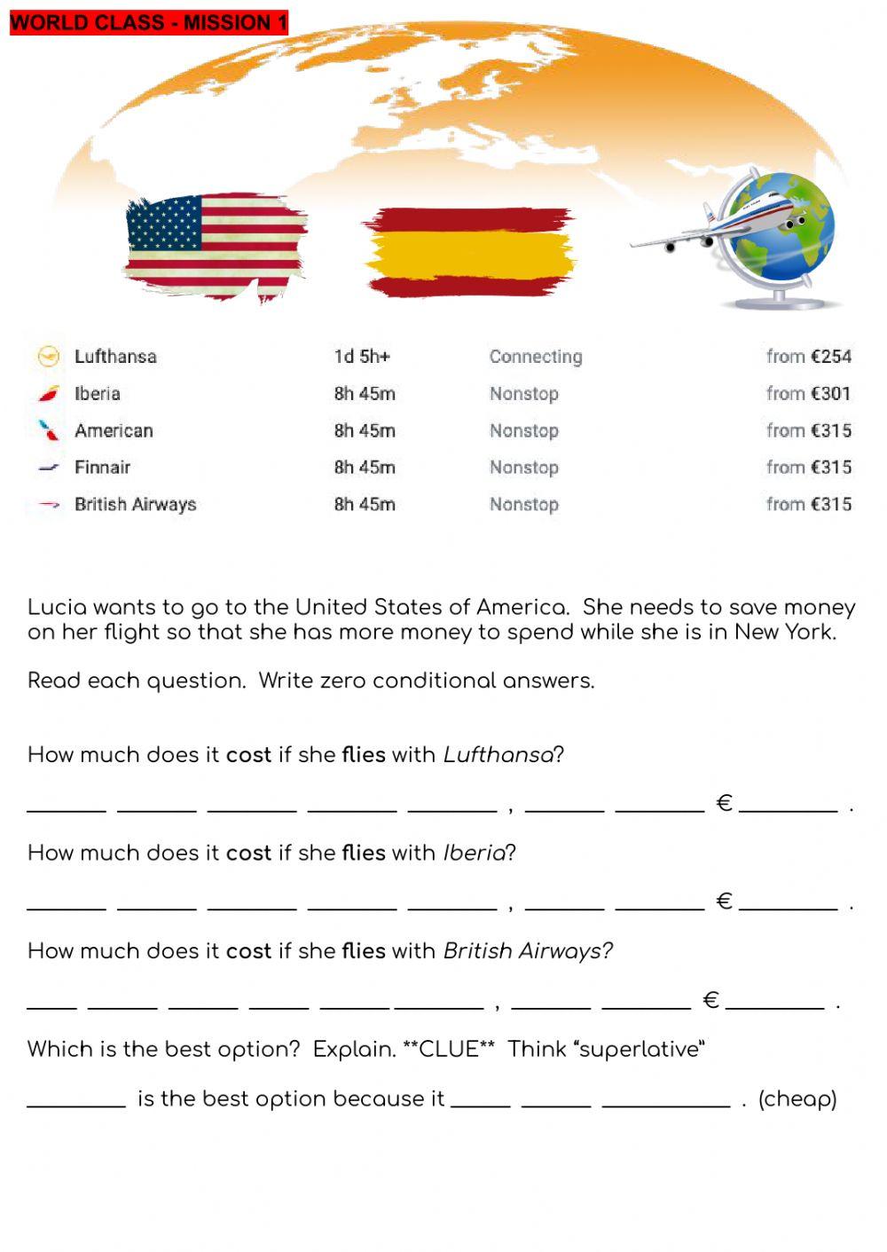 TRAVEL - Zero Conditional - WORLD CLASS - MISSION 1