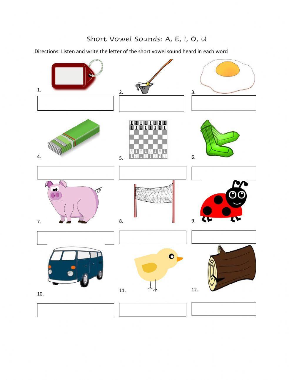 522344 Short Vowel Sounds Leah E Caldwell