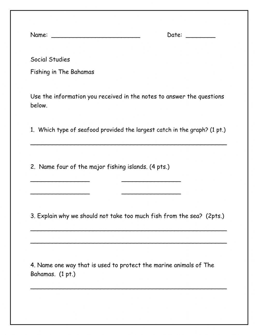 Fishing in The Bahamas