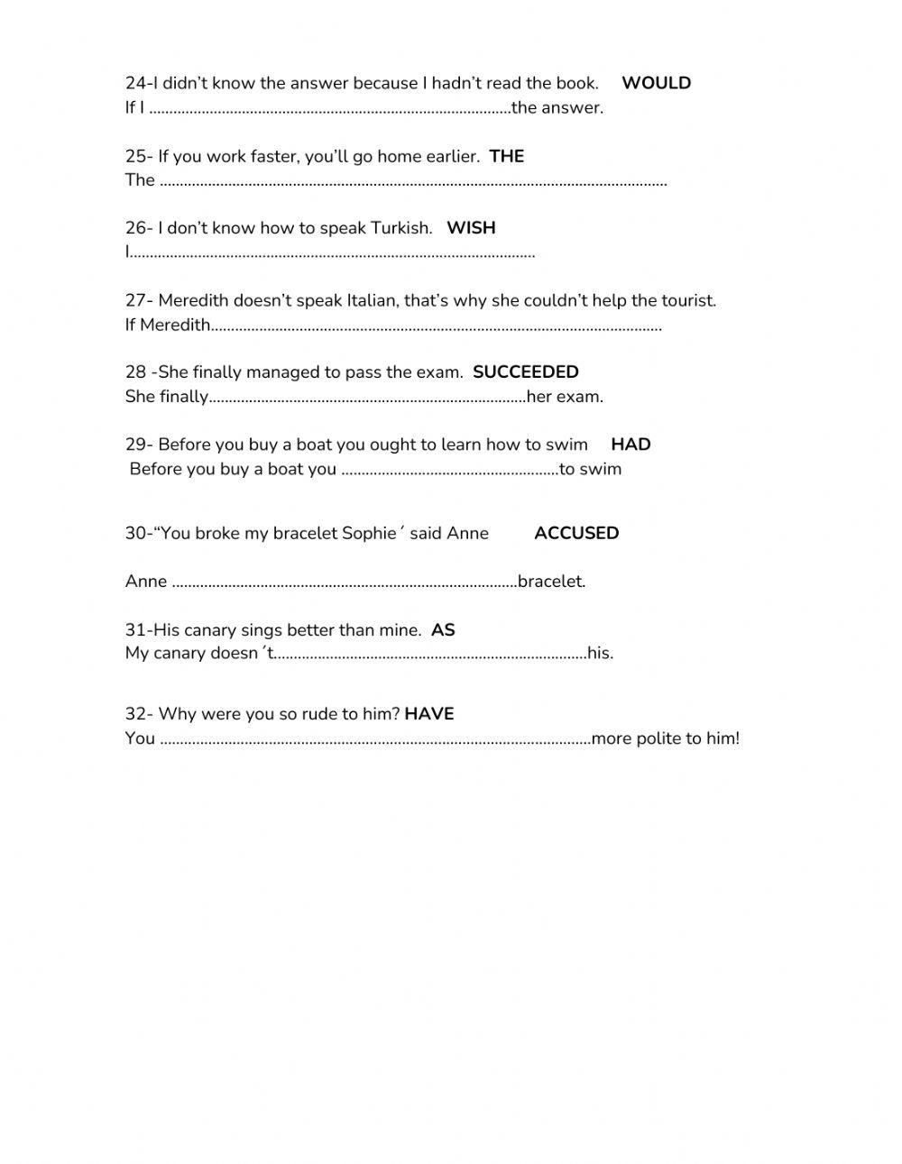 Upper 2- Online lesson 34 (P. REVISION)